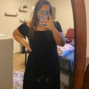 Off the shoulder dress